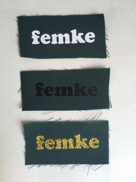 Femke sew-on patches, postage included – Femke Magazine