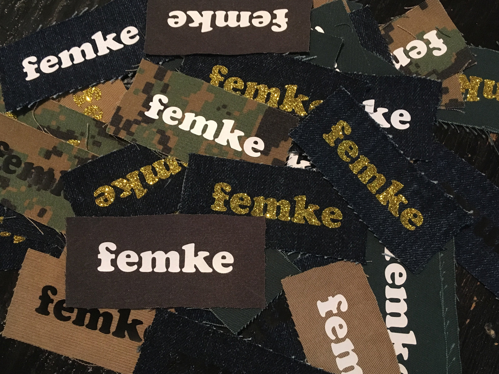 Femke sew-on patches, postage included – Femke Magazine